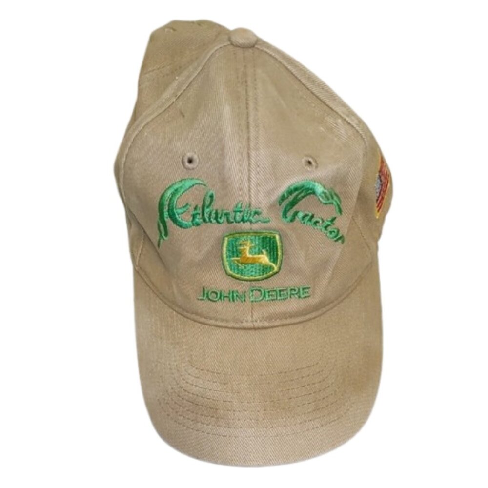 KC Caps Atlantic Tractor John Deere One Size Fits Most Adjustable Strap Hat